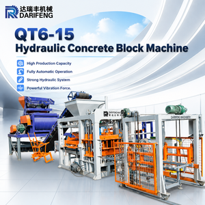Machine à fabriquer des blocs de béton et des briques creuses QT6-15, prix de la machine à fabriquer des blocs de béton - Product Image 1