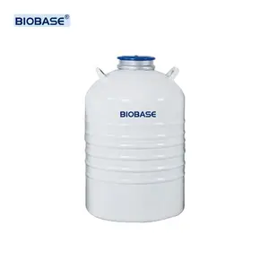 Contenedor de nitrógeno líquido BIOBASE de gran calibre para almacenamiento de nitrógeno líquido a bajo precio