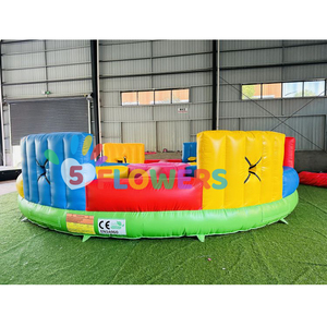 Personnalisé en usine Jeu interactif d'hippopotame affamé gonflable à 6 joueurs Course à l'élastique gonflable Jeu d'hippopotames affamés - Product Image 4