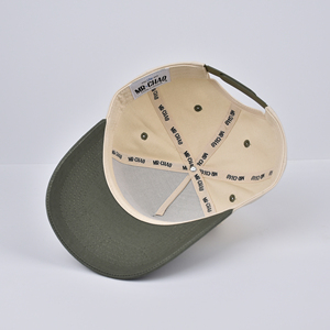 หมวกเบสบอล 5 แฉก ลายปักธีมตกปลา สีเบจมะกอก สองสี ผ้าฝ้ายระบายอากาศ ติดกระดุมแบบแถวเดียว สวมใส่ได้ทุกฤดู สำหรับคุณพ่อ - Product Image 3