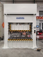 Prensa hidráulica automática usada CE de fábrica directa YXLM-400T de 315 toneladas con servomotor y engranajes para tapas de alcantarilla de composite, diseño de rigidez.