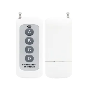 Universal Wireless 433MHz Remote Control Switch 4 CH EV1527 Kode untuk Smart Homer Pembuka Pintu Garasi