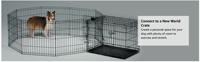 Parc de jeu pour animaux de compagnie en métal pour intérieur et extérieur, barrière de jeu pour animaux de compagnie, clôture en fer, cage pour chien, enclos pour chien, clôture pliable en métal pour animaux de compagnie, parc de jeu et d'exercice