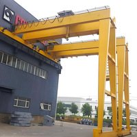 Grue à double rail de type demi-porte Zongtu avec palan électrique de 10 tonnes et engrenage pour usage en entrepôt extérieur