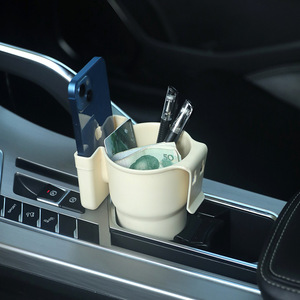 Soporte para vasos con ventilación de aire para coche, organizador multifuncional para bebidas y almacenamiento de teléfonos, para uso en el interior del coche - Product Image 2