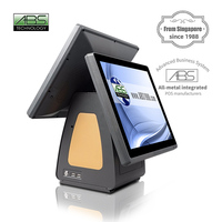 Penjualan Terlaris Sistem Kasir POS All-in-One ABS8000 dengan Layar Sentuh Kapasitif WiFi 6 Bluetooth5.2 Windows 7/10 Intel J1900 1024x768