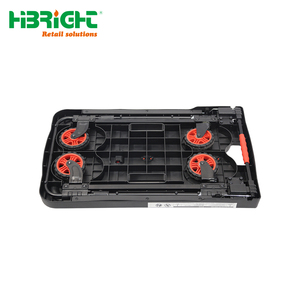 Chariot de courses pliable à deux niveaux, chariot intelligent multifonctionnel avec panier amovible et roues pivotantes silencieuses - Product Image 2