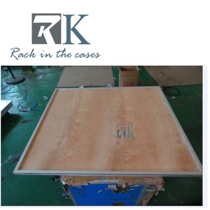 Plancher de danse portable facile à installer pour fêtes, mariages et événements, avec plateforme en contreplaqué et bordure en aluminium - Product Image 3
