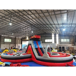 Parcours d'obstacles gonflable avec toboggan pour <span class=keywords><strong>location</strong></span> commerciale <span class=keywords><strong>de</strong></span> fêtes en plein air - Product Image 3