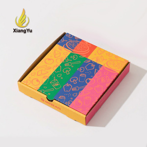 Bán Buôn Bánh <span class=keywords><strong>Pizza</strong></span> Hộp Với Biểu Tượng Tùy Chỉnh In 6 9 16 18 Inch Sóng Nhanh Carton Giấy Cajas De Para Bánh <span class=keywords><strong>Pizza</strong></span> Hộp Bao Bì - Product Image 2