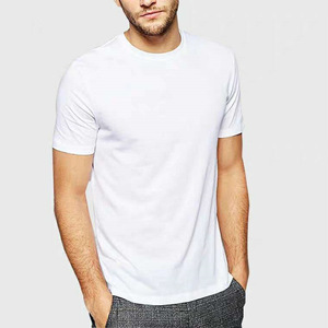 Men's Cotton Short Sleeve T-Shirts Basic <strong>Plain</strong> Summer Style Solid O Neck <strong>White</strong> <strong>Tee</strong> Plus Size All Matching for Women - Product Image 2