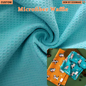 Essuie-tout en microfibre à séchage rapide, tissé gaufré, vierge pour sublimation, absorbant, pour le nettoyage <span class=keywords><strong>de</strong></span> la cuisine et la maison - Promotions - Product Image 1