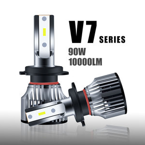 Vente en gros d'ampoules LED pour voitures 90W 10000lm, accessoires automobiles, ampoules LED Canbus H1 H3 9005 9006 9012 H4 H7 H11, ampoule de phare LED - Product Image 4