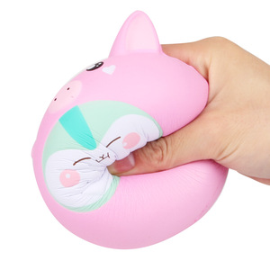 Pu Pig <b>Squishy</b> Toy Soft Slow Rebound Fidget Stress Relief For Kids 5 7 Years Unisex - Product Image 1