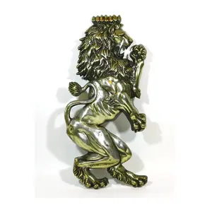 라텍스 공예 금형 대형 왕관 사자 정원 동상 장식 예술 및 공예 취미 라텍스 금형