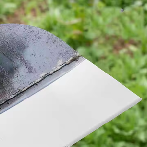 <span class=keywords><strong>Houe</strong></span> de jardin <span class=keywords><strong>creuse</strong></span> de qualité industrielle <span class=keywords><strong>avec</strong></span> <span class=keywords><strong>manche</strong></span> en bois, lame en acier au carbone 16 cm x 14,5 cm, garantie 1 an - Marque JINYUAN - Product Image 6