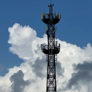 Verzinkte hochspannung 10-kV korrosions beständige Stahl konstruktion Elektrischer Übertragungs turm Winkel Stahlgitter turm - Product Image 1