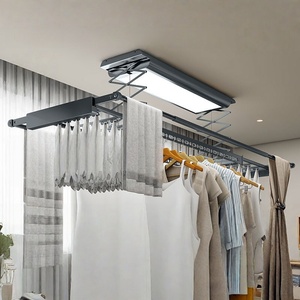 Máquina eléctrica inteligente para secar ropa en el balcón, tendedero automático con elevación eléctrica. - Product Image 3