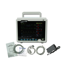 Moniteur médical multiparamétrique vétérinaire ROBIN CMS6000 avec écran tactile couleur TFT LCD 8 pouces, ECG/SpO2/NIBP