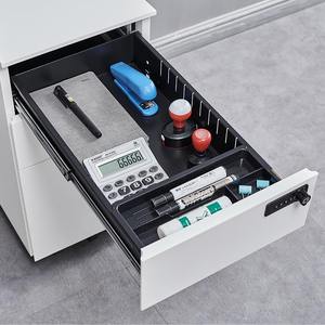 Gabinete de almacenamiento de archivos móvil de acero de diseño moderno con ruedas Bajo debajo del escritorio Gabinete de archivo de hierro de oficina Opción de piso a techo - Product Image 4