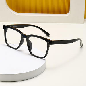 Gafas ópticas con montura cuadrada Extreme Beauty TR90 para hombre, lentes planas, tamaño mediano, para uso diario a la moda - Product Image 5