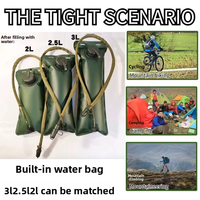 Sac d'hydratation tactique pour le cyclisme et les sports de plein air, poche à eau de 3L