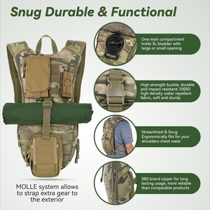 Sac d'hydratation tactique de haute qualité, grand, pour la randonnée, le vélo, la chasse, nouveau design, pour l'extérieur - Product Image 4