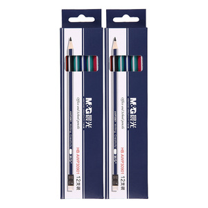 Lápices M G Hb triangulares de madera con borrador para uso escolar y de oficina modelo He Avp30901 - Product Image 2
