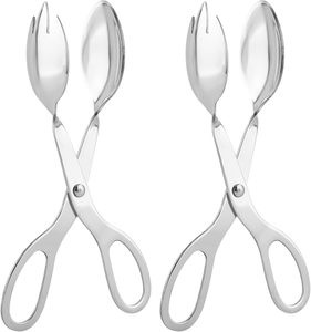 ที่คีบอาหารสแตนเลสแบบหนาพิเศษ สำหรับทำอาหาร ขนมปัง สลัด และเสิร์ฟอาหาร - Product Image 1