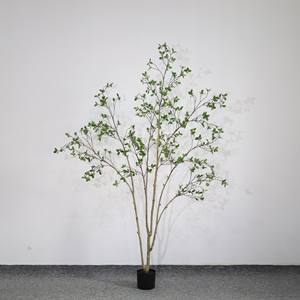 2025 nouvel arbre <span class=keywords><strong>Toona</strong></span> artificiel avec feuilles réalistes Faux arbre intérieur extérieur pour bureau à domicile salon chambre porche décor - Product Image 2