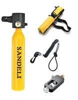 Bouteilles de gaz en aluminium certifiées pour la plongée sous-marine, cylindre de plongée ISO, cylindre d'oxygène, ensemble en vente