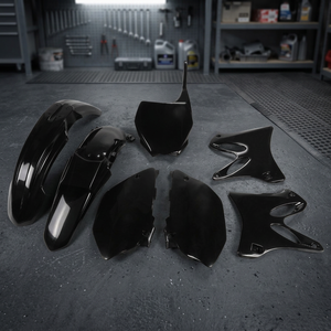 Kit in Plastica Nera XFUN per Moto Yamaha YZ 250 2006-2014 Modello YAKIT307001-6572 Prodotto in Italia - Product Image 3