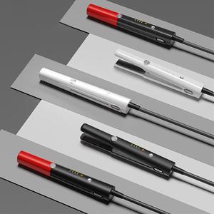 เครื่องยืดผมสำหรับผู้หญิง, เครื่องยืดผมพกพาปรับได้4อุณหภูมิป้องกันน้ำร้อนลวกลบฟังก์ชันแผ่นอลูมิเนียมนำไฟฟ้าสีขาว - Product Image 3