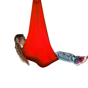 Hamaca de nailon para niños, columpio sensorial portátil de 1M y 1,5 M para entrenamiento de yoga en interiores y exteriores - Product Image 4