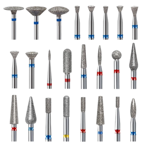1 unidad Broca de diamante para taladro de uñas, accesorio para máquina de manicura eléctrica, para pedicura, limpieza de cutículas, fresa con eliminación de borbollas - Product Image 2