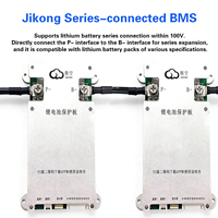 JK-B1A8S20PS 200A 400A Courant de crête BMS intelligent pour batterie LiFePO4 haute tension CANBUS/RS485 4-8S Chaînes Stockage d'énergie Parallèle thermique CE/FCC