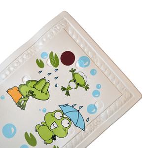 Tapis de bain antidérapant en PVC au design moderne, tapis de sol antidérapants pour salle de bain, toilettes et douche - Product Image 2