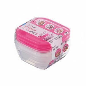 Inomata 90ml contenitore quadrato per alimenti confezione da 3 - Product Image 1