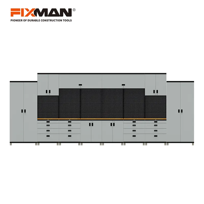 FIXMAN GB33-sistema de almacenamiento para garaje, alta calidad, con Pegboard, estación de herramientas de Metal