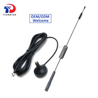Antenne d'autoradio longue portée 800Mhz 3g, booster de signal, ventouse TS9 7dbi lte 4g