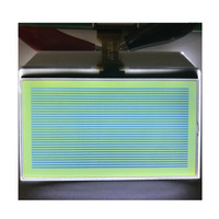 Matrice de points standard 12864 LCD graphique monochrome STN jaune-vert FPC