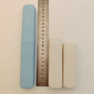 Capa de plástico para escova de dentes, porta-copos portátil para viagens, porta-copos para viagens e caminhadas, porta-copos para viagens