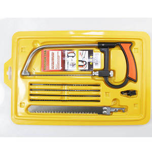 Juego de 8 Hojas de Sierra de Arco Industriales de Alta Calidad con Mango de Plástico para Metal, Madera y Vidrio, Kit de Sierra Multifuncional - Product Image 6