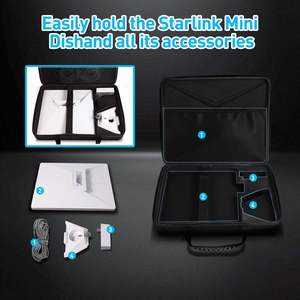 Étui pour <span class=keywords><strong>Starlink</strong></span> Mini en ABS, étanche et antichoc, avec deux options de transport : sac à bandoulière, accessoires de <span class=keywords><strong>jeu</strong></span> - Product Image 2