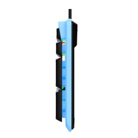 Toptan LED aydınlatmalı 104 tuşları tam boy ergonomi kablolu ofis PC oyun bilgisayarı klavye Gamer Teclade