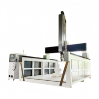 Statue d'art sculpture sur bois 5 axes Cnc, sculpture bon marché mousse coupe 5 axes Cnc routeur, 3d 4d 5d fraisage 5 axes moule Machine
