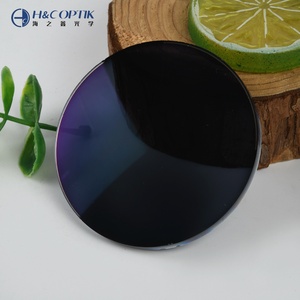 Lentes Ópticas H&C Optik, Bajo MOQ, 1.56 Fotocromáticas HMC, Lentes Ópticas al por Mayor, 72 mm de Diámetro, Revestimiento Rojo - Product Image 5