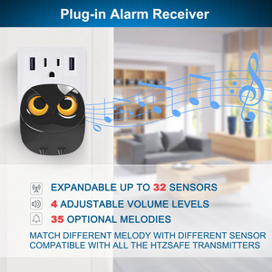 Sistema de Alarma Infrarroja Inalámbrica para Interiores y Exteriores Chenjees con Sensor de Movimiento y Sonido de Timbre - Product Image 4