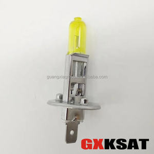 GXKSAT Auto Parts Ampoule de phare H1 12V <span class=keywords><strong>5570</strong></span> 100W Lampe halogène de couleur doré<span class=keywords><strong>e</strong></span> Lampe au xénon - Product Image 2