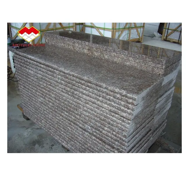 Natural stone tile flooring cheap pink porrno chinese red granite tombstone Stairs Stone G664 granite Tile